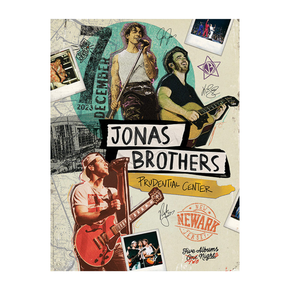 PRUDENTIAL CENTER POSTER - Dec 07 – Jonas Brothers