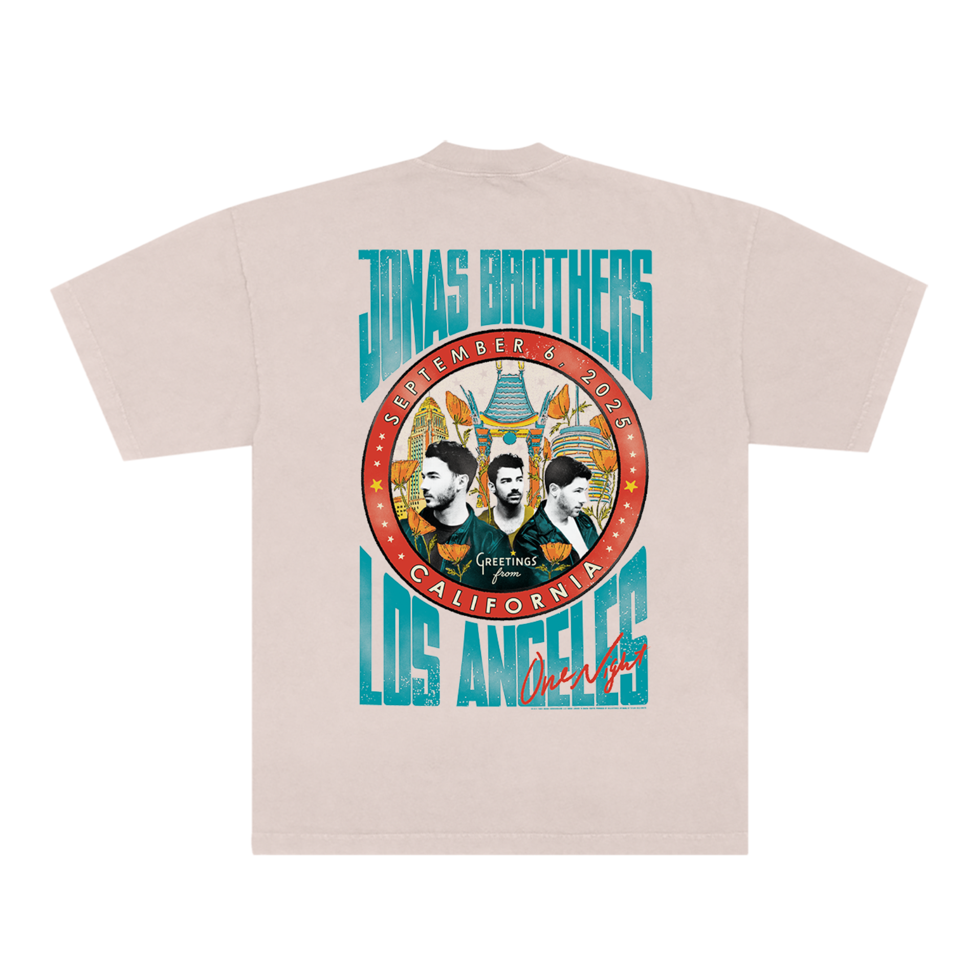 Greetings From Your Hometown - Los Angeles, CA Tee – Jonas Brothers