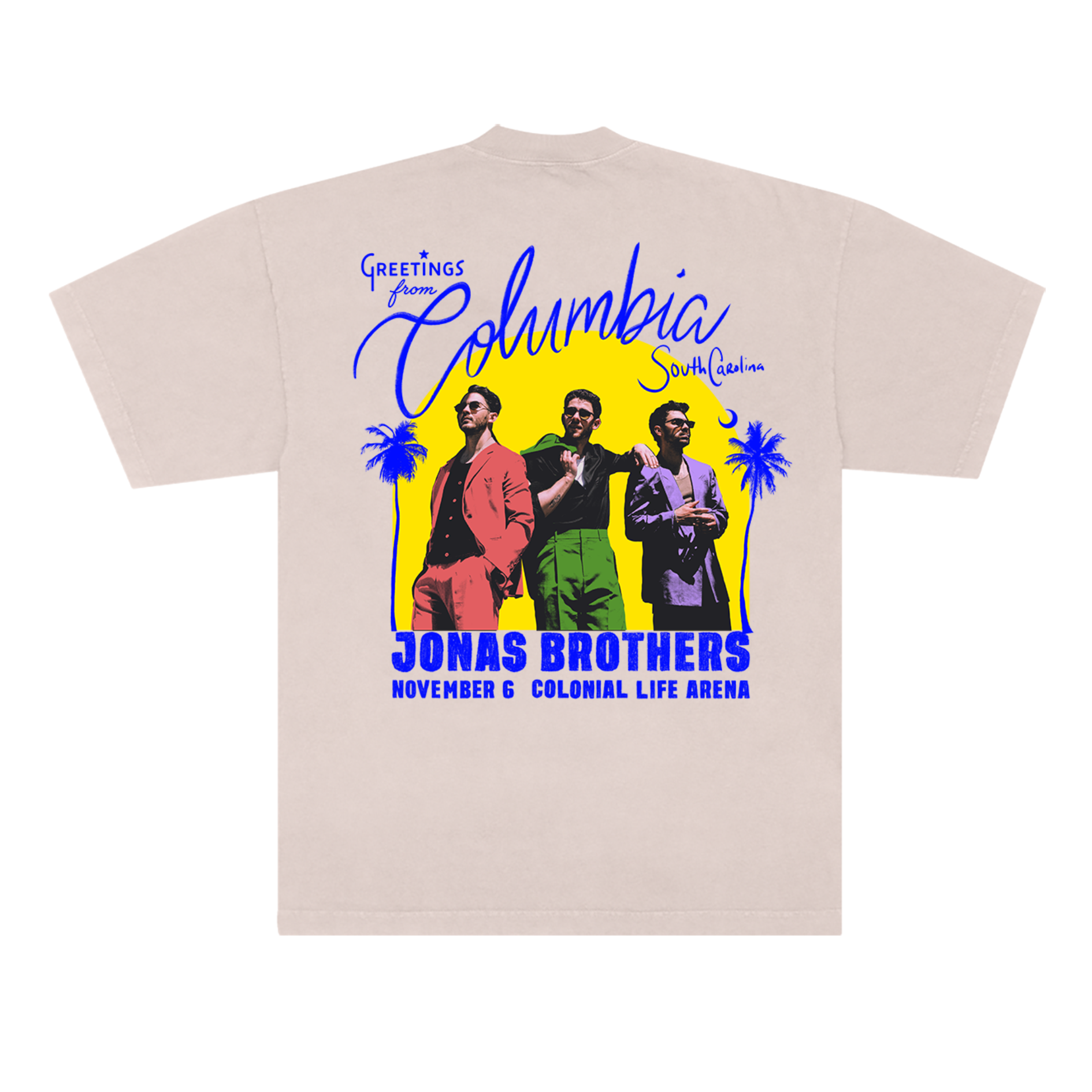 ◆豪華海外アーティスト　直筆サイン入りTシャツ　soul camp 2015◆ Greetings From Your Hometown - Columbia, SC Tee – Jonas Brothers