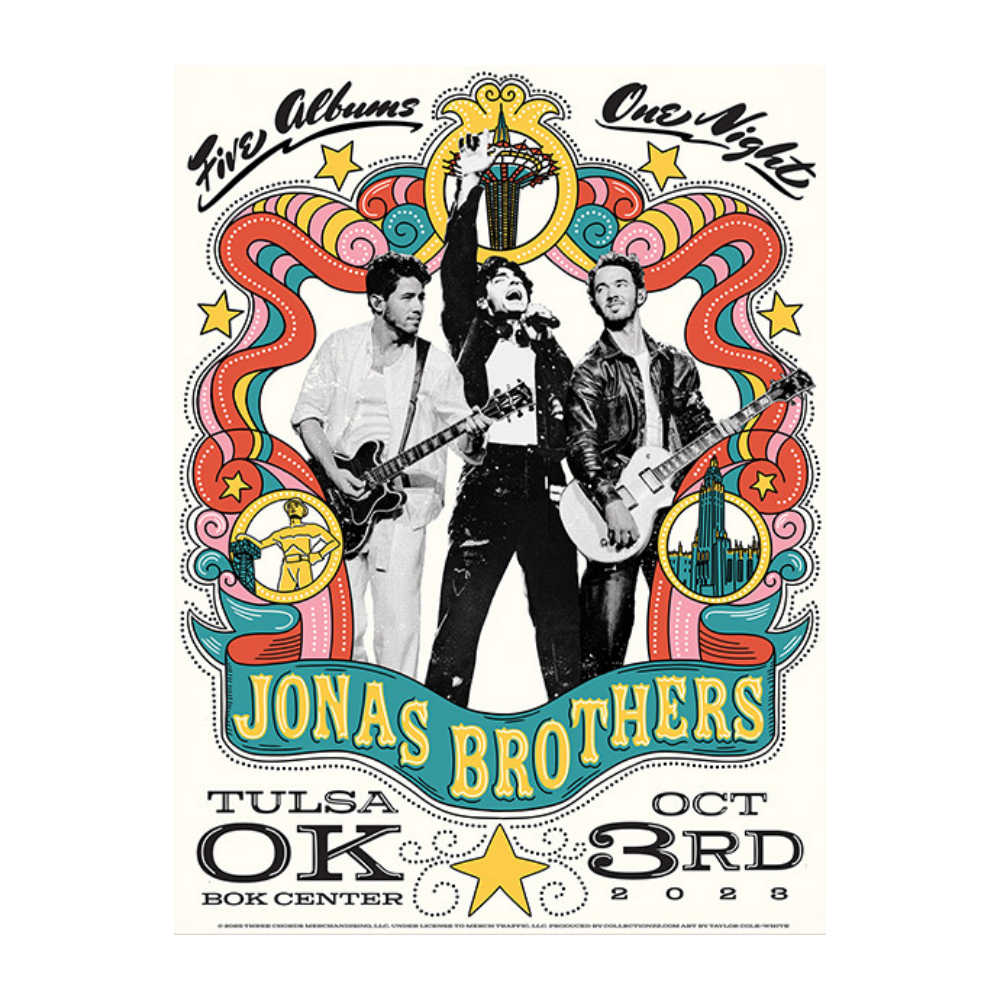 TULSA POSTER Jonas Brothers