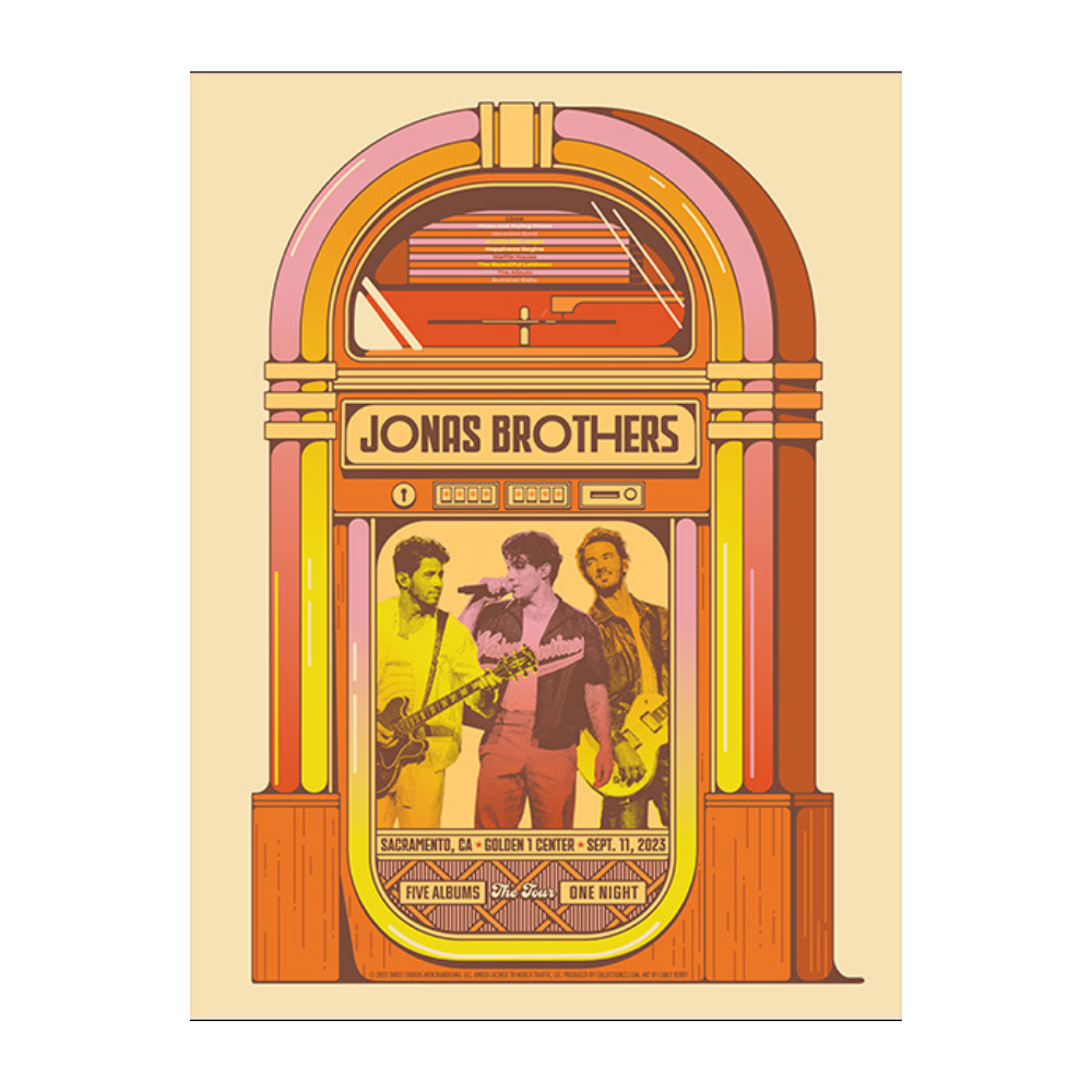 SACRAMENTO POSTER – Jonas Brothers