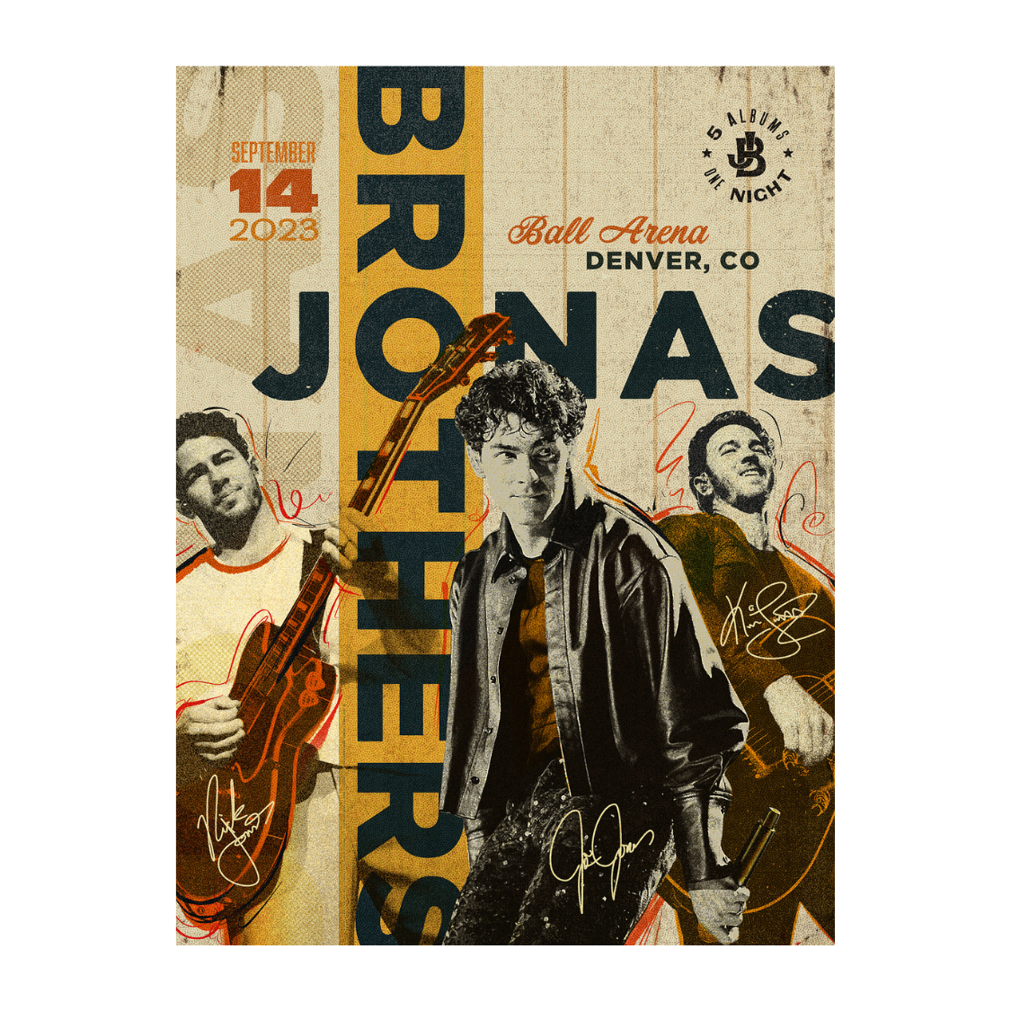 DENVER POSTER – Jonas Brothers DENVER POSTER – Jonas Brothers
