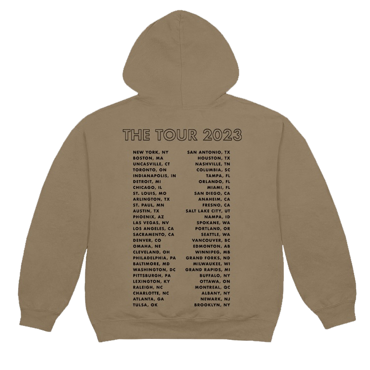 THE TOUR HOODIE - NATURAL