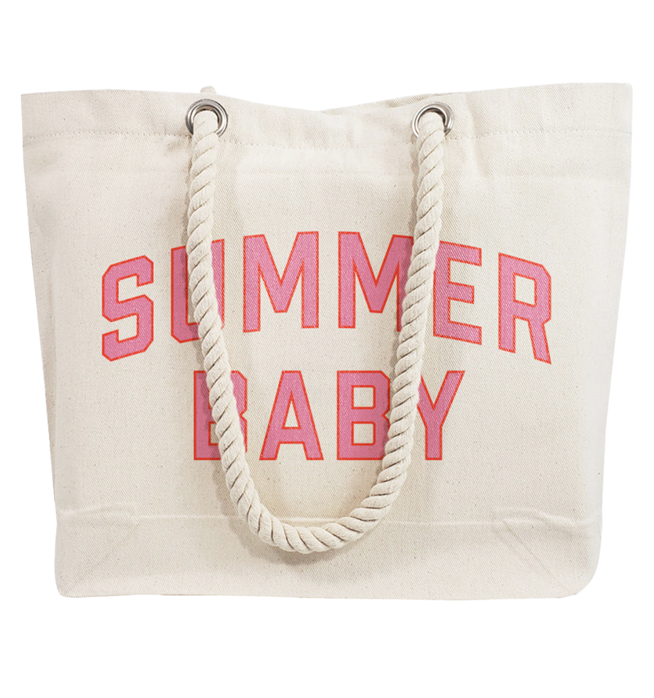 Summer Baby Collegiate Tote Bag