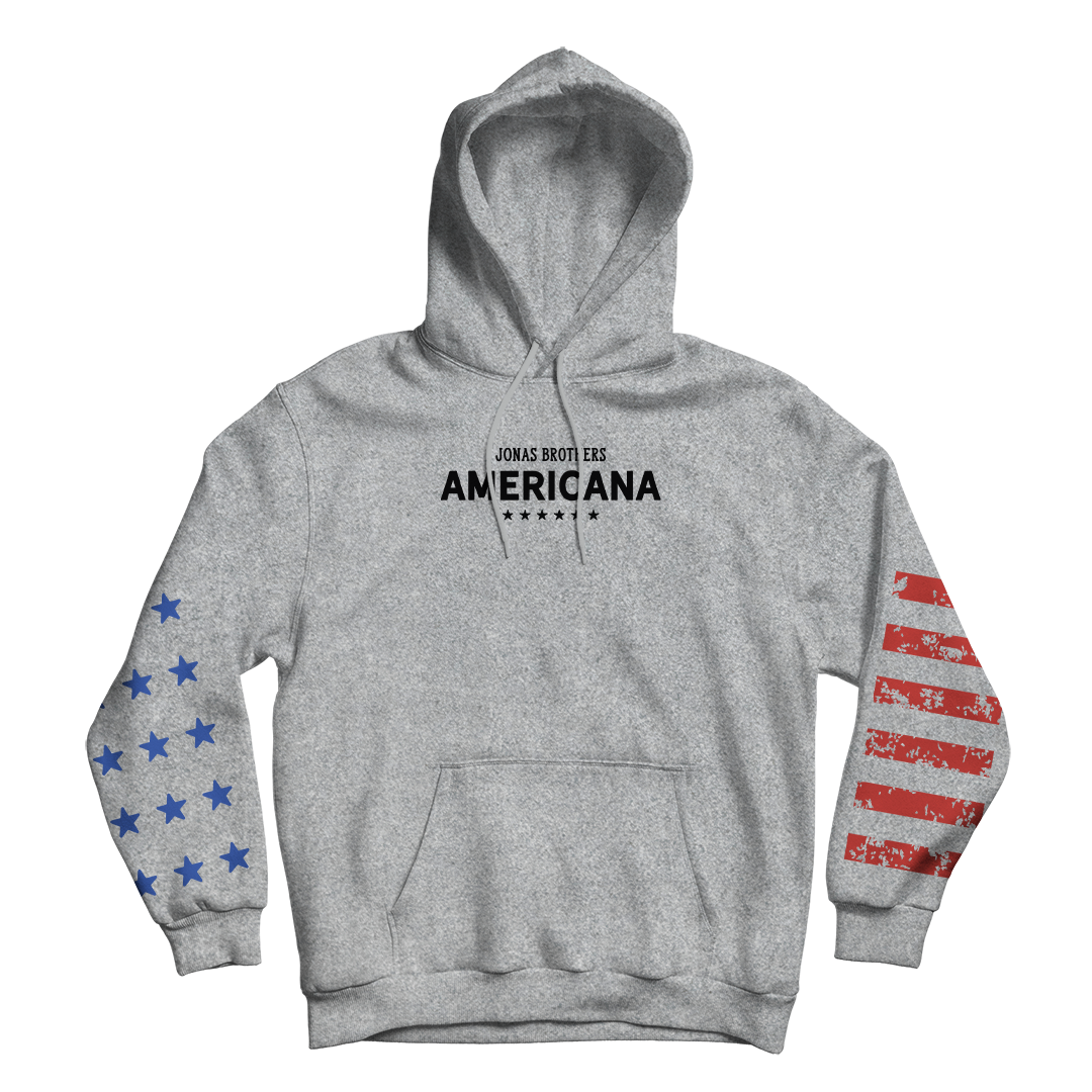 Americana Sweatshirt - Grey | Jonas Brothers