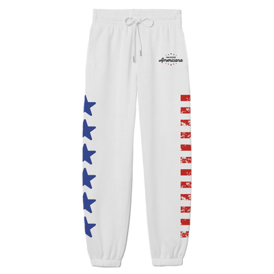 Americana Kids Sweatpants - White