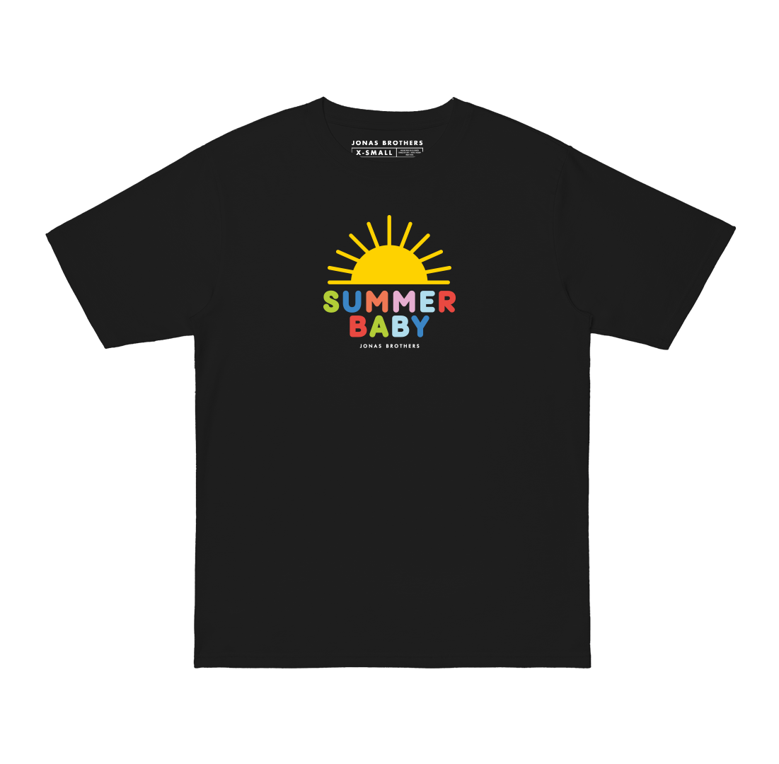 Summer Baby Tee - Black