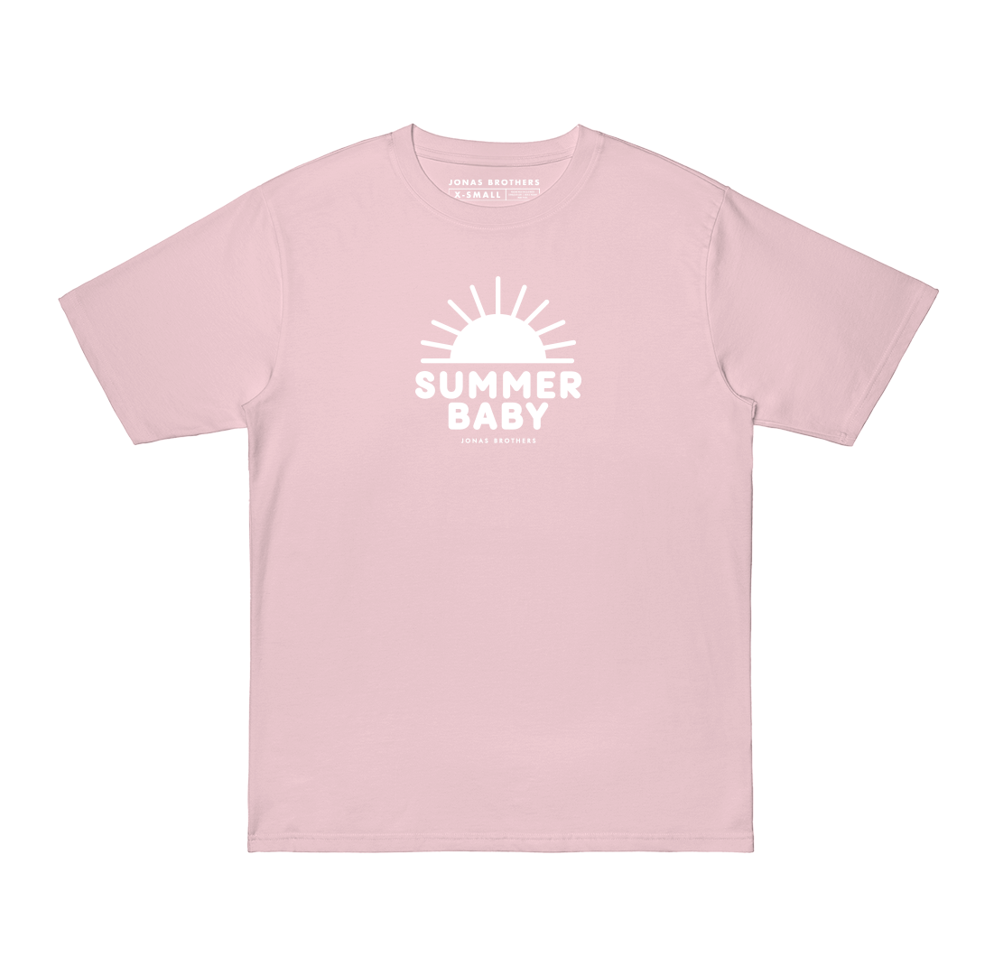 Camiseta de verano para bebé - Rosa | hermanos Jonas – Jonas Brothers