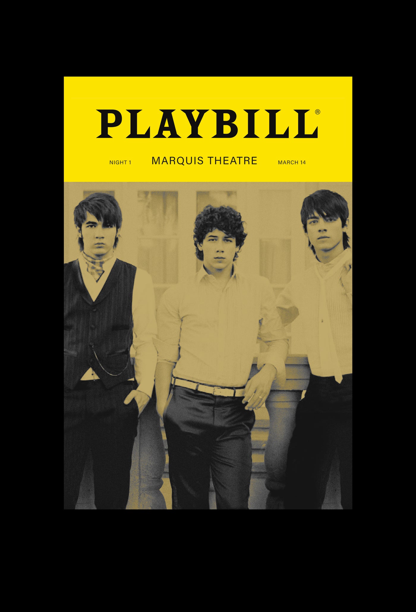 Poster - Playbill Night One - JONAS BROTHERS Album