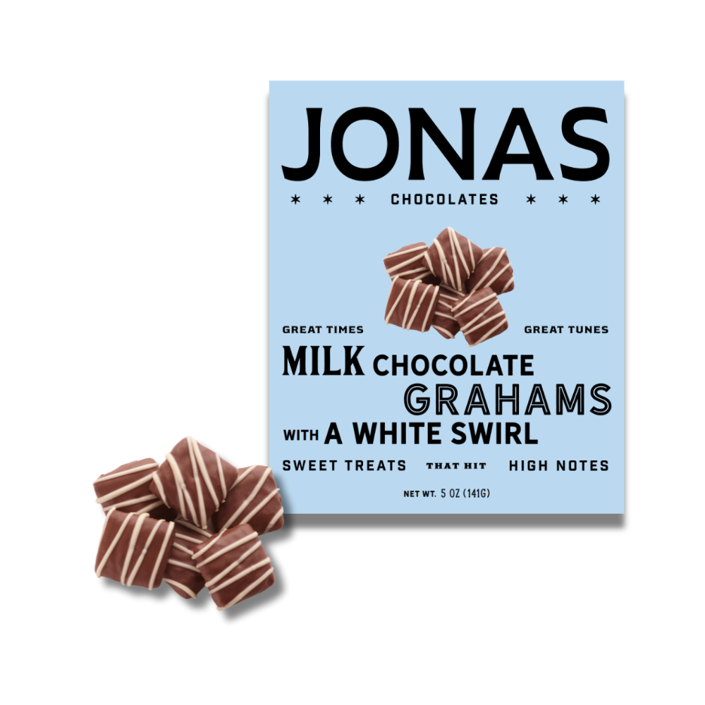 Chocolates JONAS - Grahams de chocolate con leche - 5oz