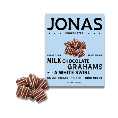 JONAS Chocolates - Milchschokolade Grahams - 5oz