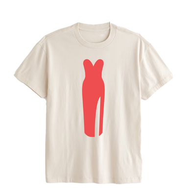 Rotes T-Shirt – Weiß