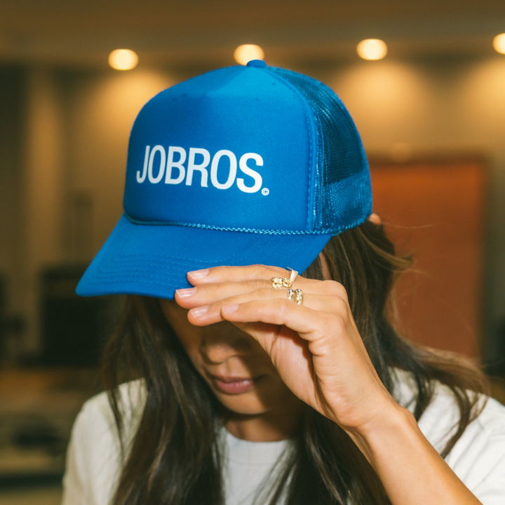 Jonas Brothers Trucker Hat limited edition Jonas Brothers | Road Dogs Blue Hat | Hats | Complex Shop main image 4