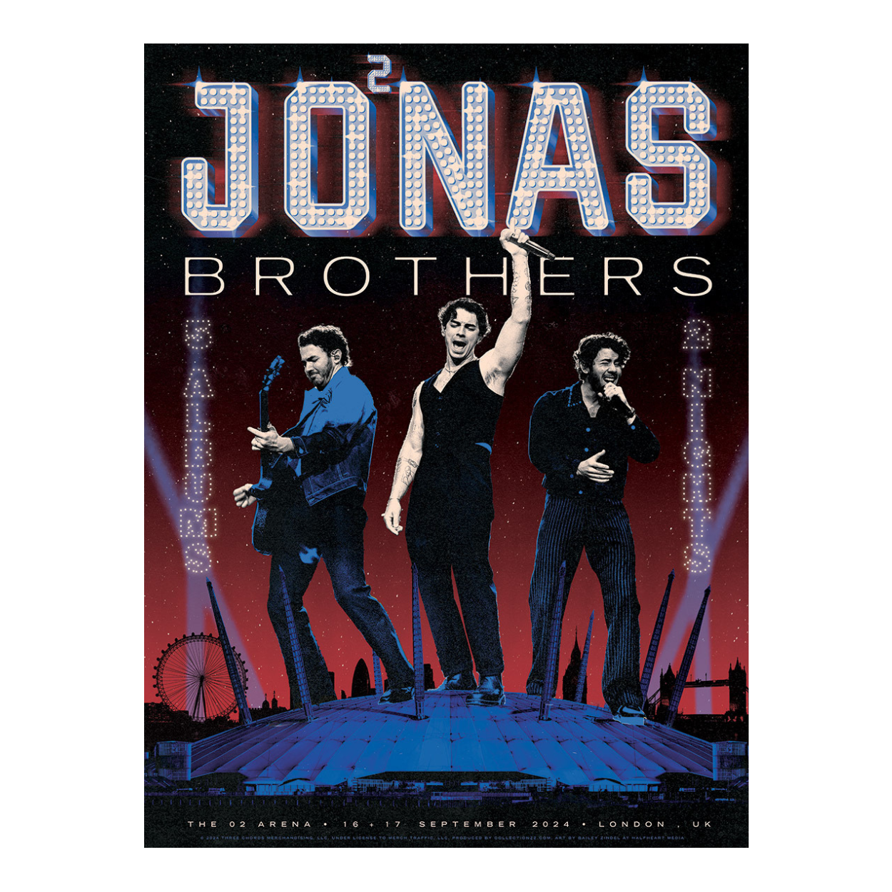 Jonas Brothers in der Royal Albert Hall – Druck – EU