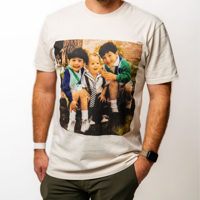 FAMILY BUSINESS PIC TEE- NATURAL