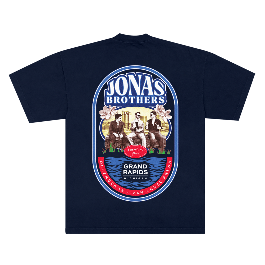 Greetings From Your Hometown - Grand Rapids, MI Tee – Jonas Brothers