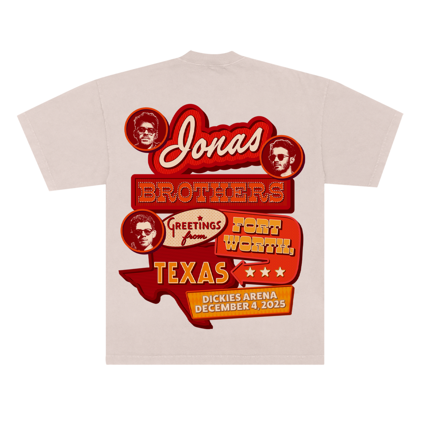 Greetings From Your Hometown - Fort Worth, TX Tee