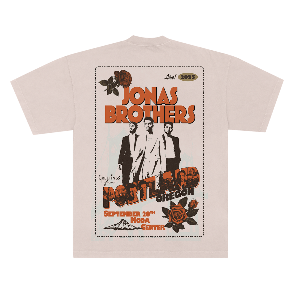 Greetings From Your Hometown - Portland, OR Tee – Jonas Brothers
