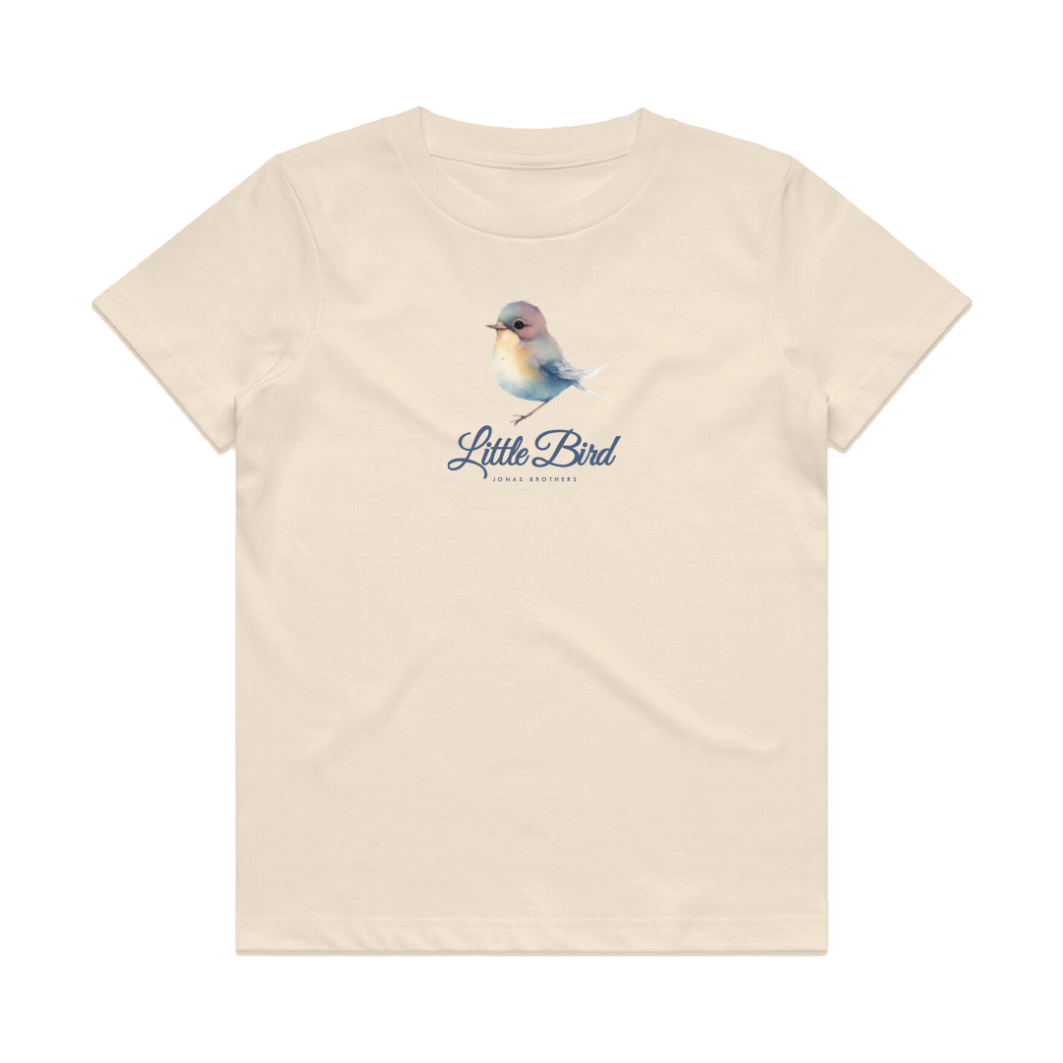 Camiseta infantil Little Bird - Crema
