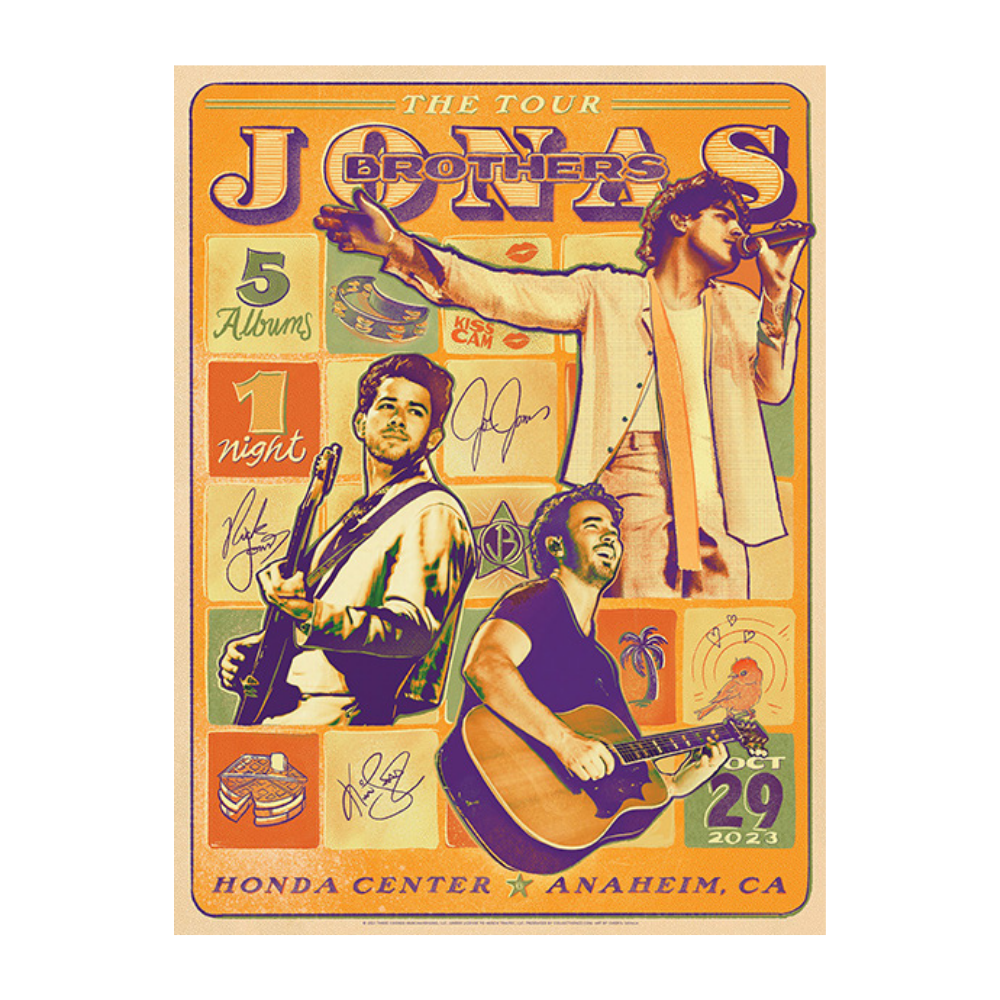 ANAHEIM POSTER Jonas Brothers anaheim-poster-jonas-brothers