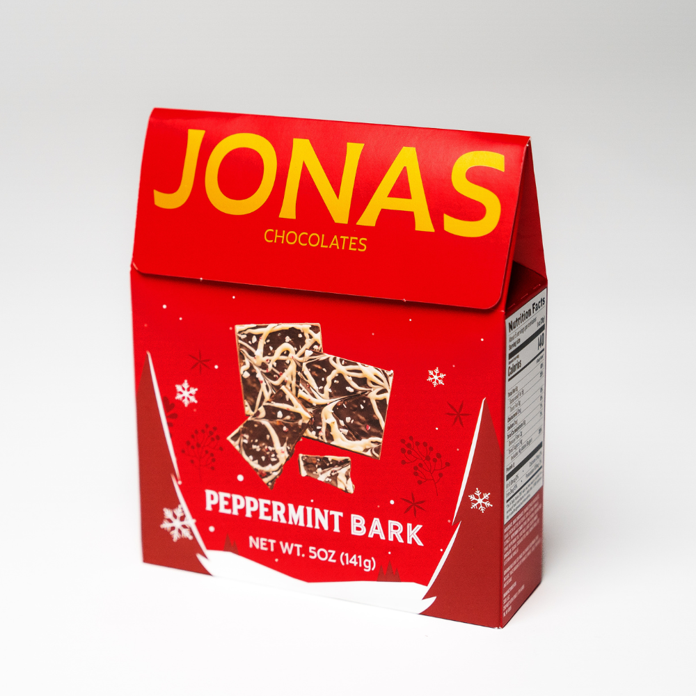 JONAS Chocolates - Peppermint Bark - 5oz