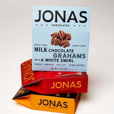 JONAS Chocolates - Milk Chocolate Grahams - 5oz