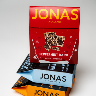 Chocolates JONAS - Corteza de menta - 5oz