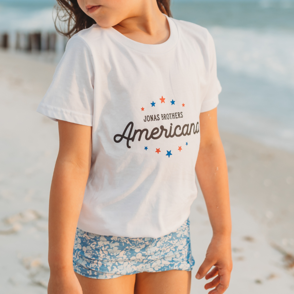 Americana Kids Tee - White