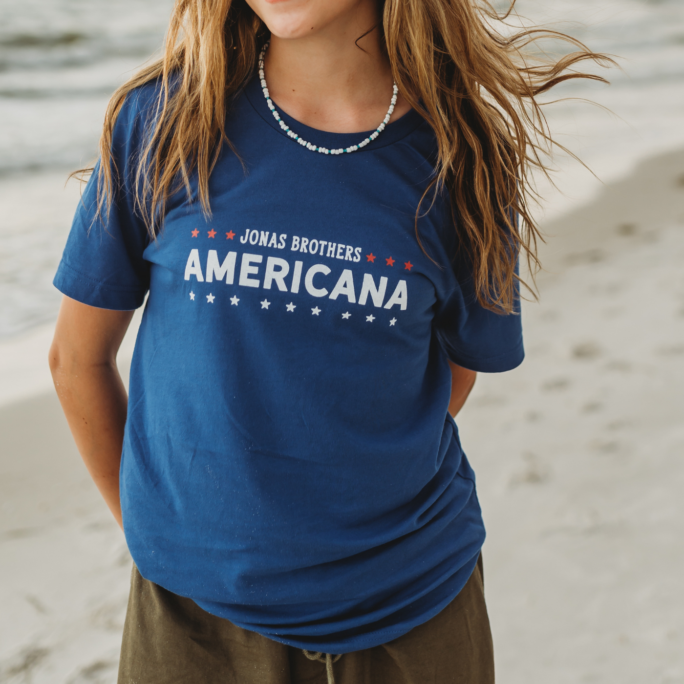 Camiseta Americana - Azul