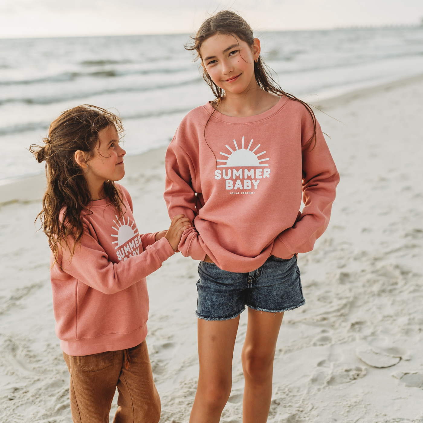 Sommer-Baby-Kinder-Sweatshirt – Rosa
