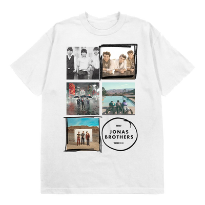 5 ALBUMS WHITE TEE - AU