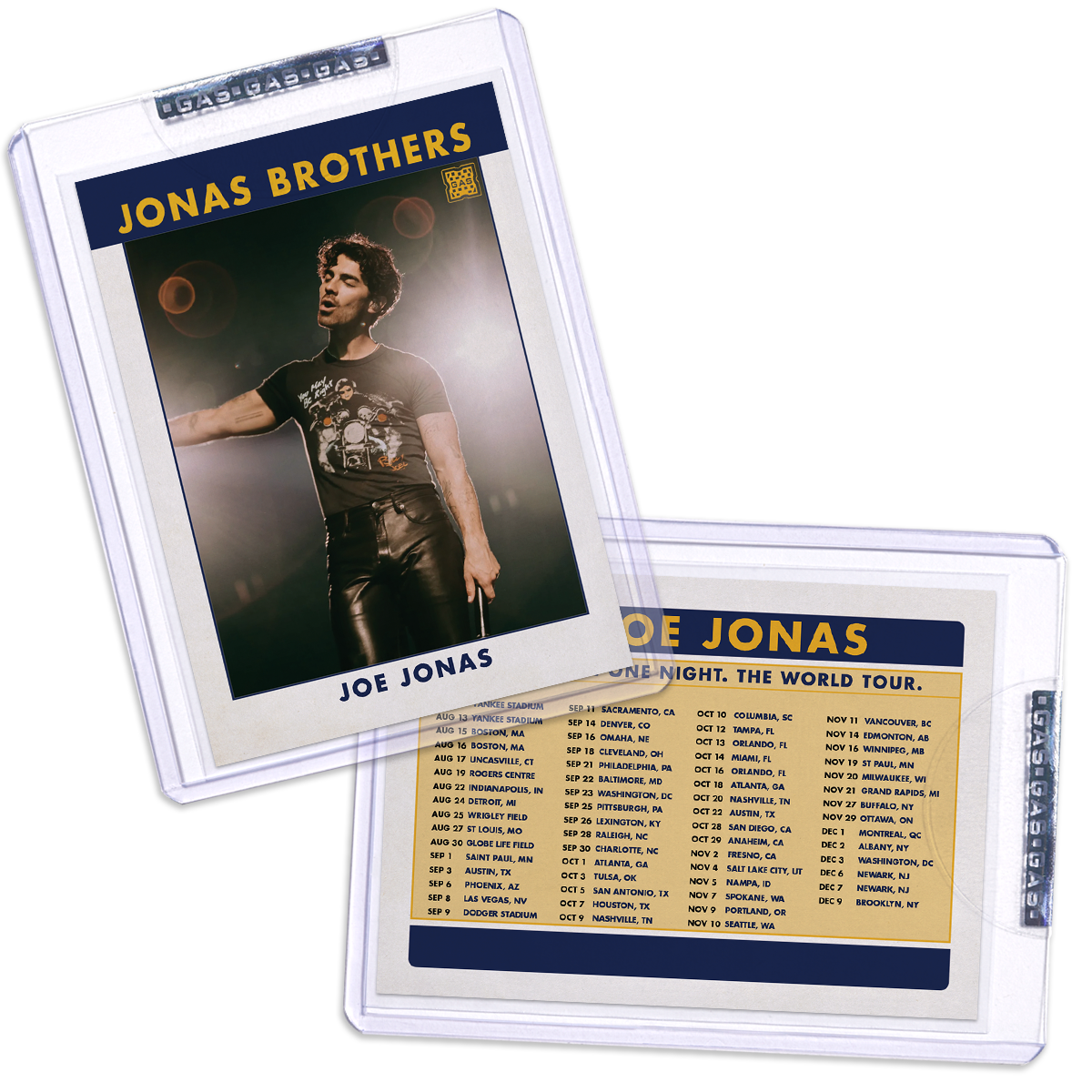 Tarjeta coleccionable de Joe Jonas n.° 4
