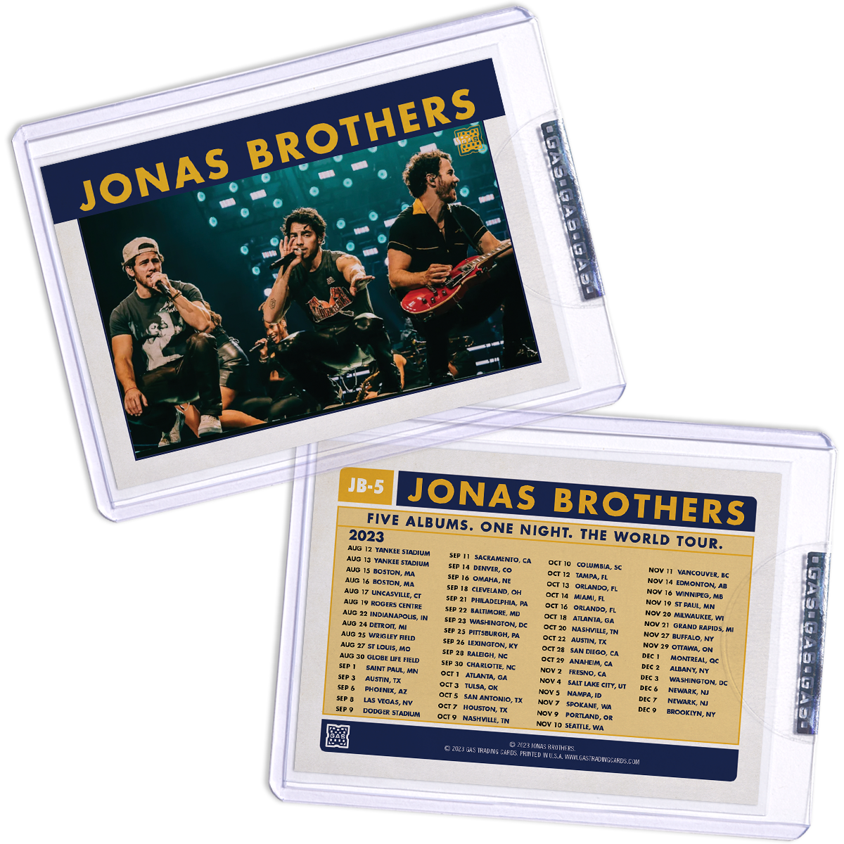Jonas Brothers Trading Card #5
