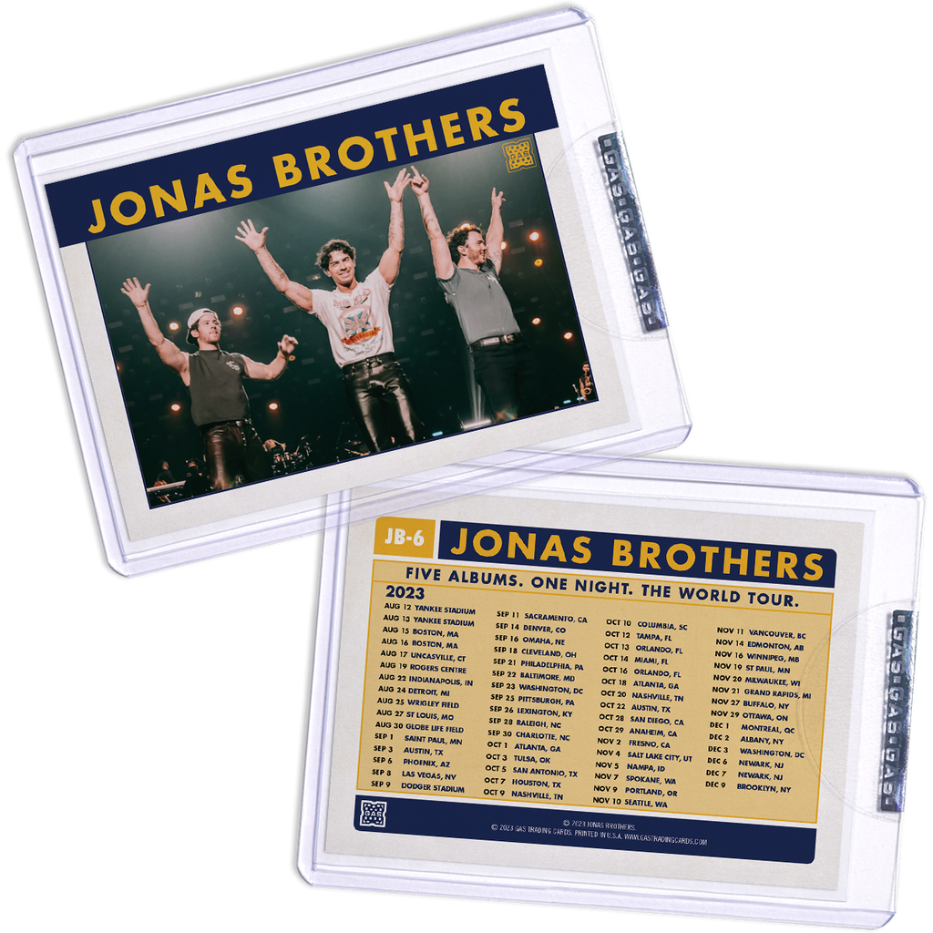 Jonas Brothers Trading Card #6