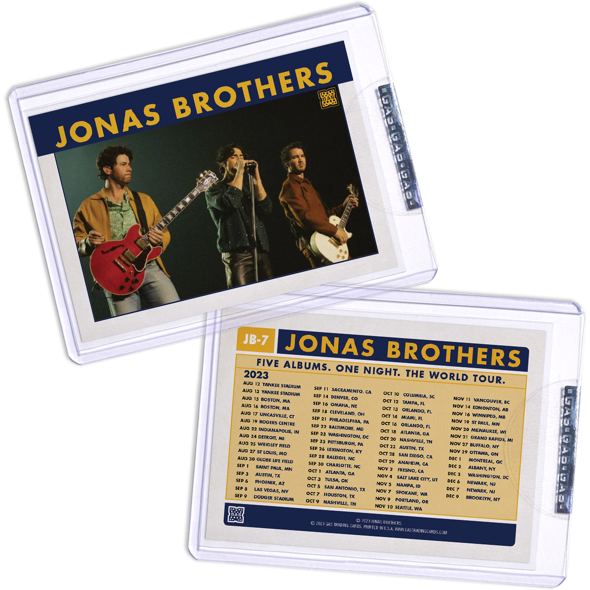 Jonas Brothers Trading Card #7