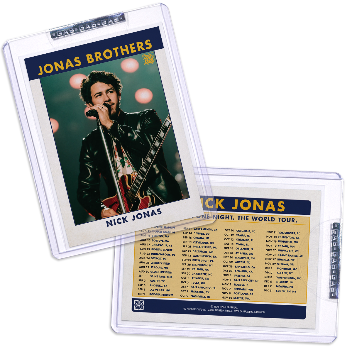 Nick Jonas Trading Card # 4