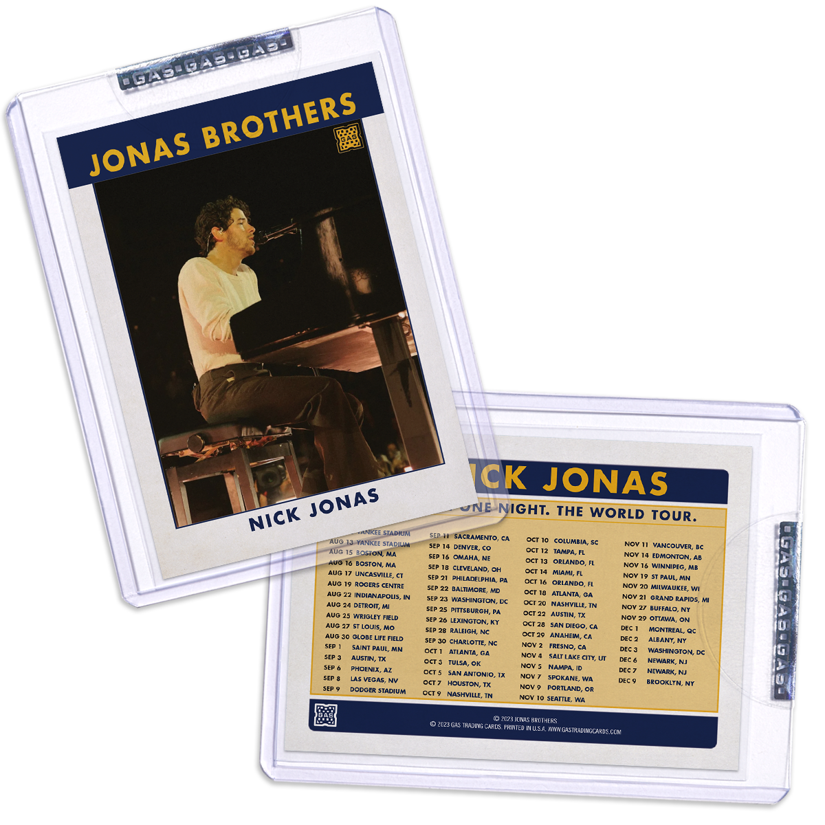 Nick Jonas Trading Card # 8