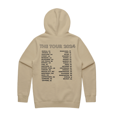 THE TOUR HOODIE - NATURAL - AU