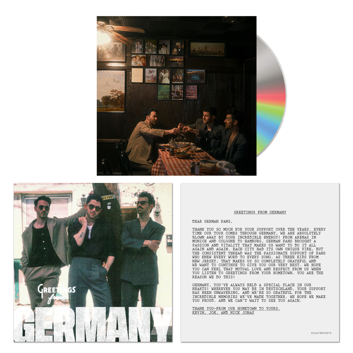 Greetings From Your Hometown Signed CD - Germany