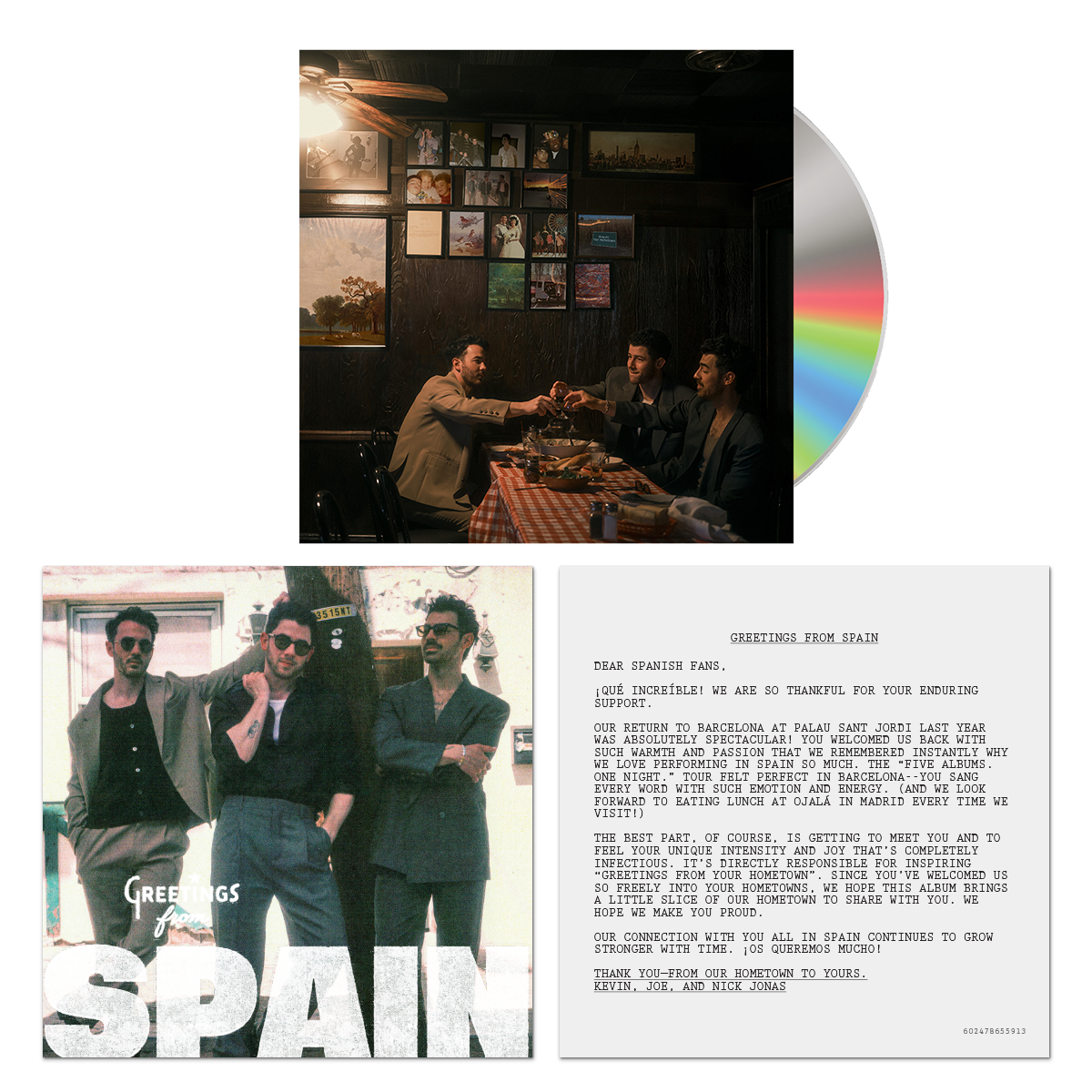 Greetings From Your Hometown Signed CD - Spain