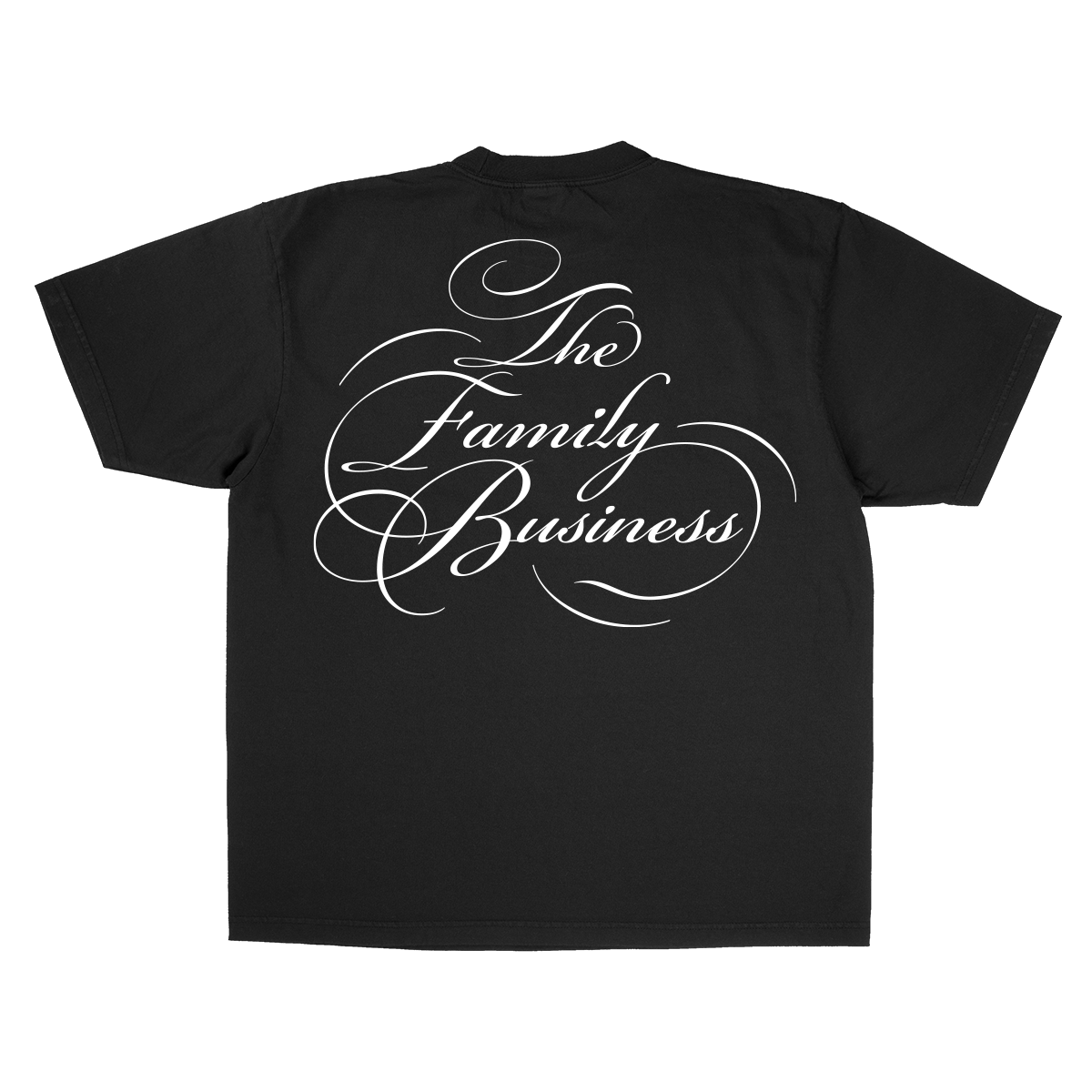 FAMILIEN-BUSINESS-T-Shirt – SCHWARZ