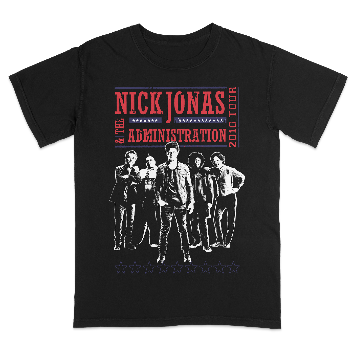 Nick Jonas & The Administration 2010 Tour Tee