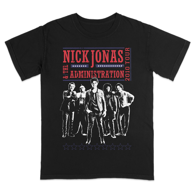 Nick Jonas & The Administration 2010 Tour Tee