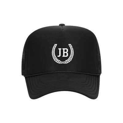 JB LAUREL CAP - BLACK+WHITE