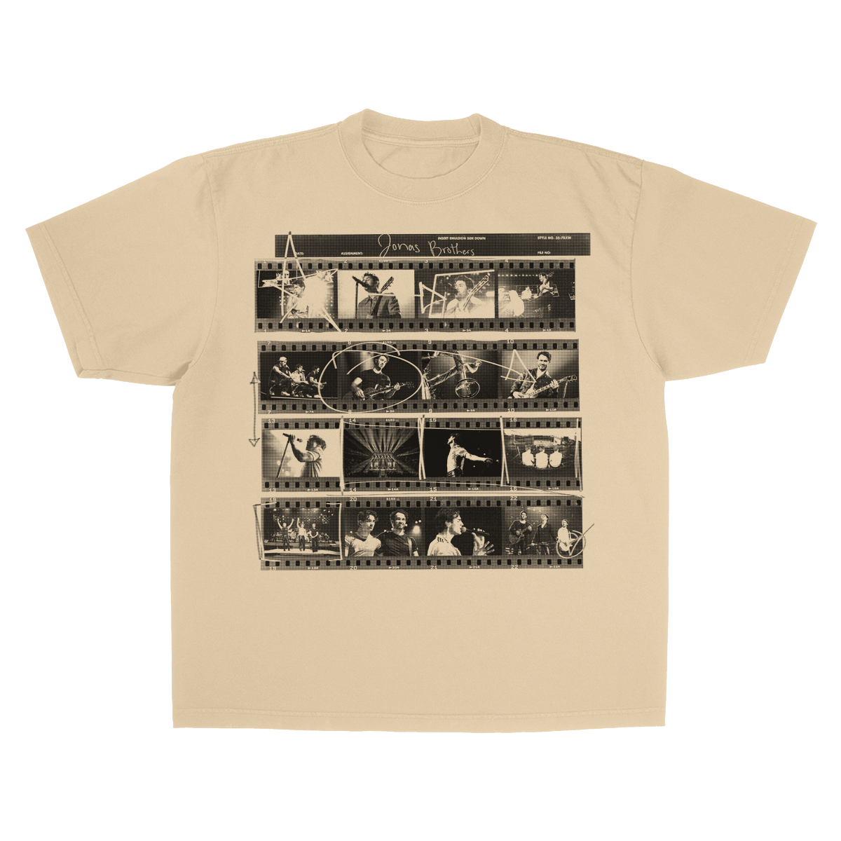 FILM ROLL TEE - NATURAL