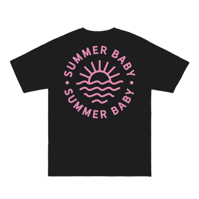 Camiseta Summer Baby Sunrise - Negro
