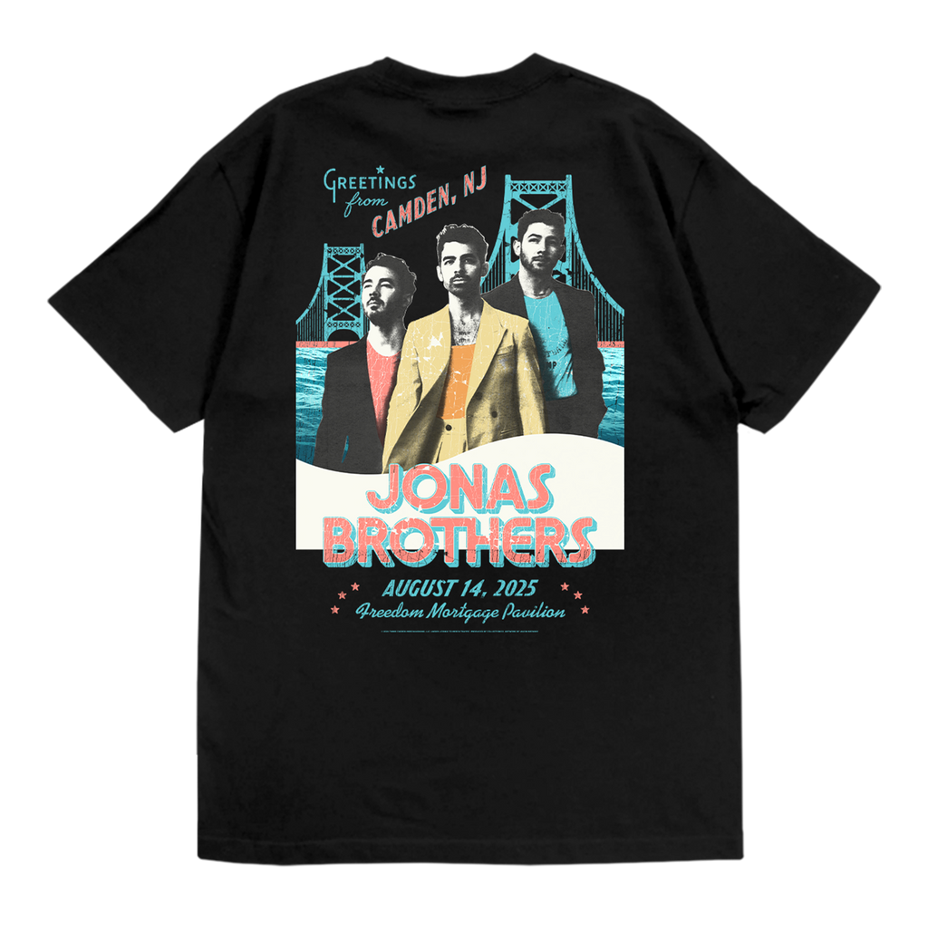 Greetings From Your Hometown - Camden, NJ City Tee – Jonas Brothers