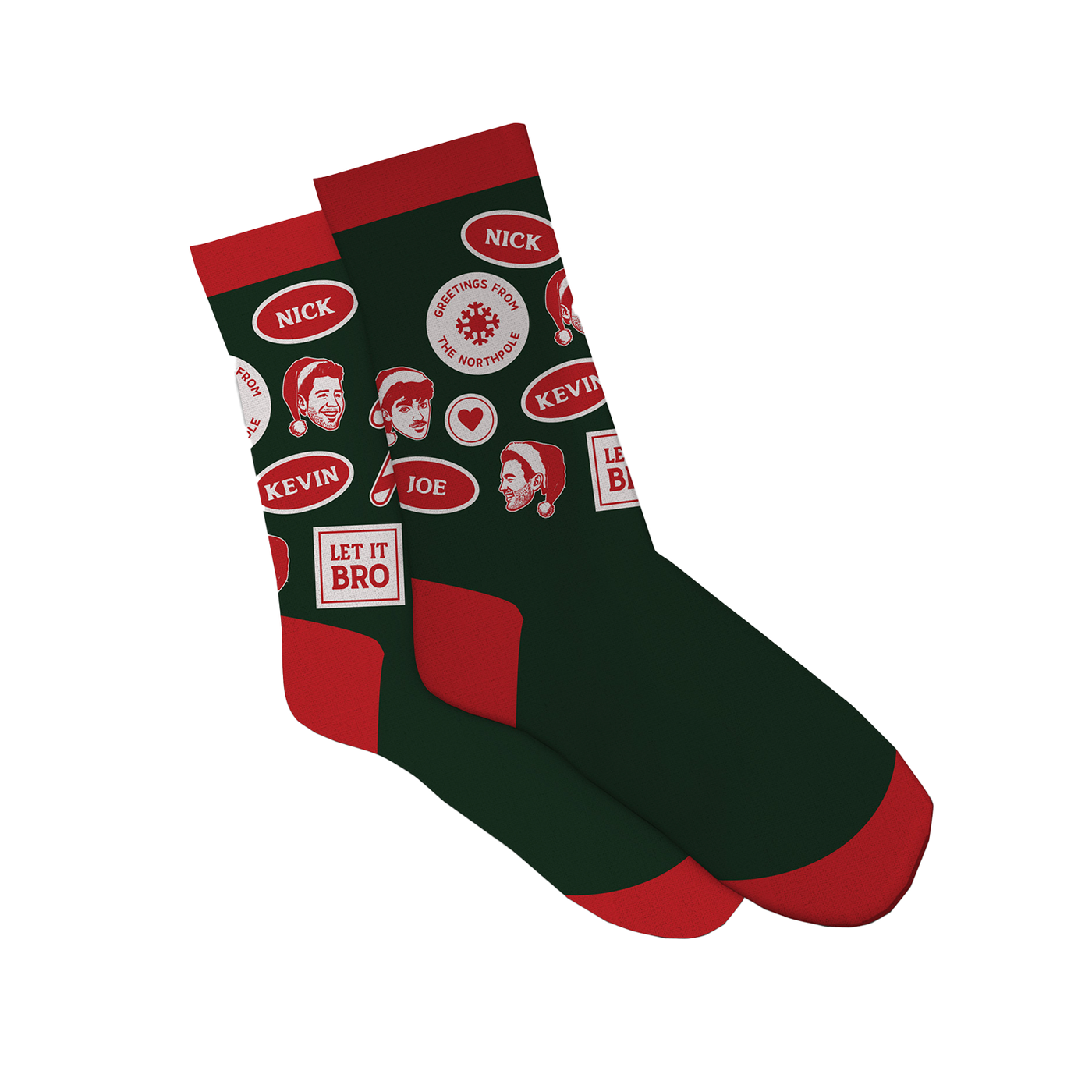 Christmas Stamp Socks