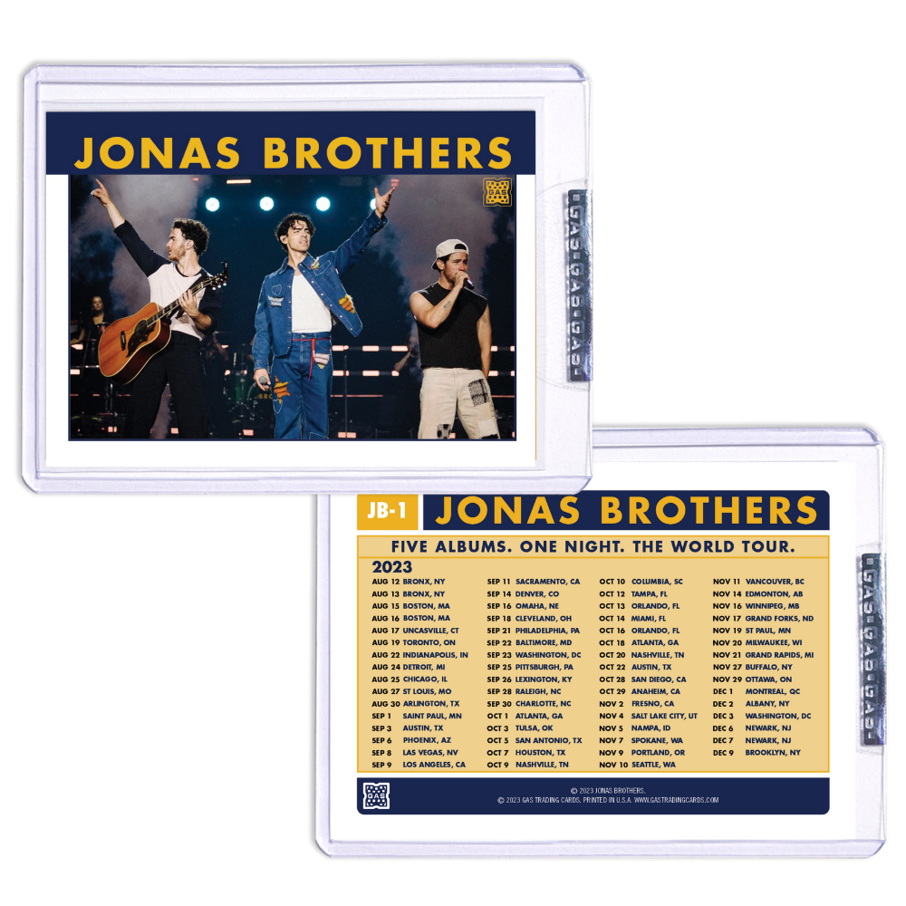 Jonas Brothers Trading Card #1