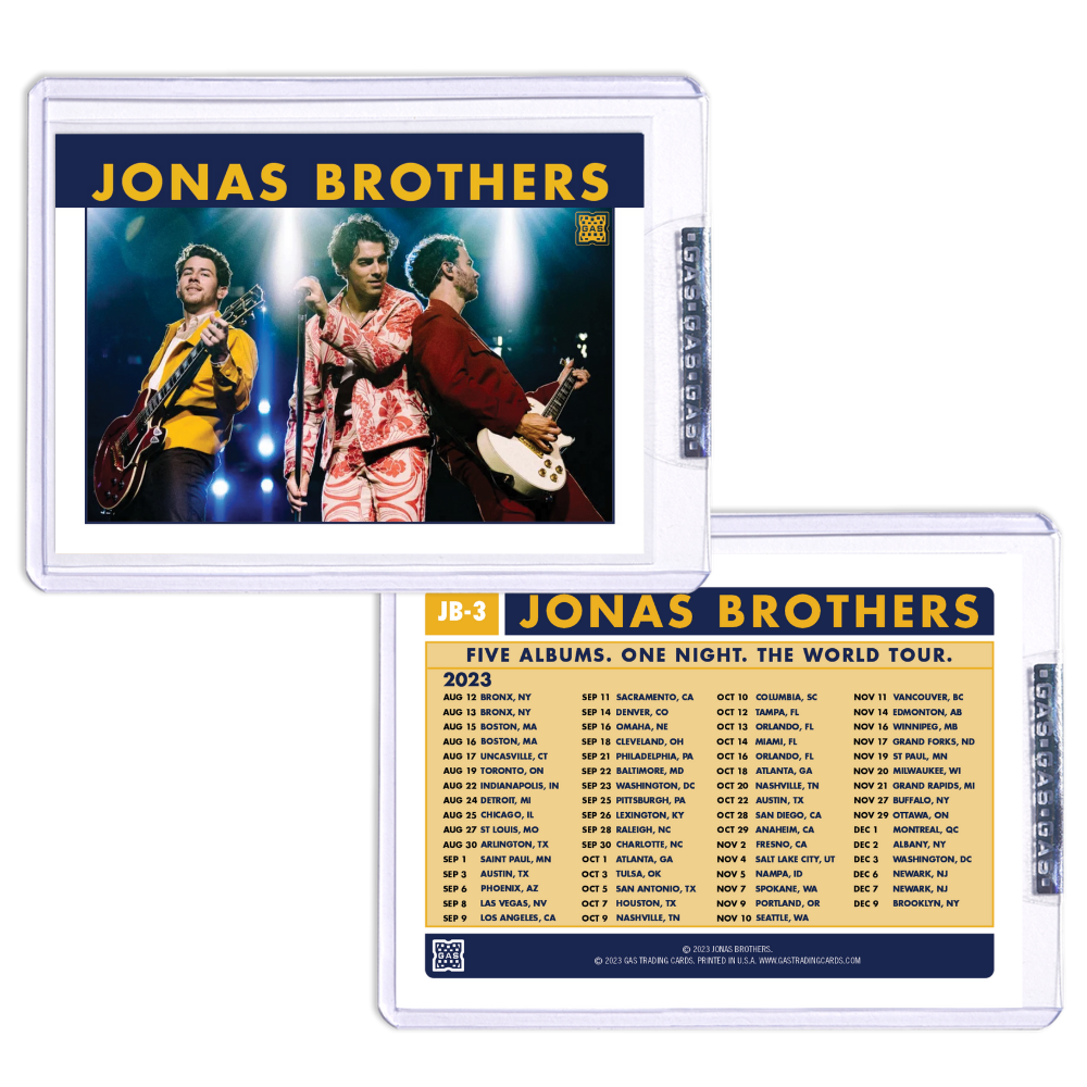 Jonas Brothers Trading Card #3